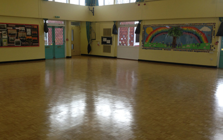 School Hall flooring